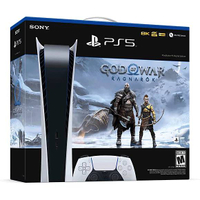 PS5 God of War Ragnarök Console Bundle w/ extra Controller (Digital): $534